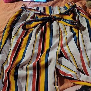 Colorful stripped pants